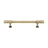 Puxador De Armário Art Déco Em Bronze Antigo Latão Maciço Barras Em T Armários De Quarto Puxador Longo C 7532 128 Mm