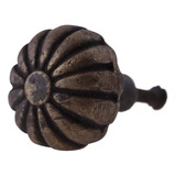 Puxador Decorativo Melon Rústico Antique Metal Industrial