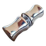 Puxador Duplo Zamac Cromado Box Janela Vidro Blindex
