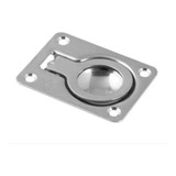 Puxador Em Aço Inox P  Barcos E Lanchas 38x34mm Náutico