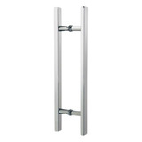 Puxador Inox Barra Chata 100cm Porta Pivotante Madeira Vidro