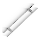Puxador Inox Chato 60cm Barra Larga Polido Quadrado 60x30x10