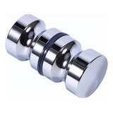 Puxador Inox Cromado P Porta De Box De Vidro Banheiro