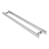 Puxador Inox Escovado Barra Chata 1 Metro Todas Portas