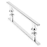 Puxador Inox Para Porta De Correr Vidro Madeira 20cm M S