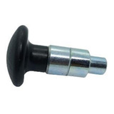 Puxador Manipulo Esférico Preto 2 Corpo Pino 11mm Kit 10 Un 