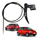 Puxador Metal Alavanca Com Cabo Capô Vw Fox Spacefox 06 