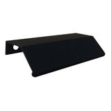 Puxador Moveis Aluminio 7015 Firenze 45 Curvo 64mm Preto