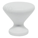 Puxador Moveis Cup Ponto Branco 25mm   Zen Design