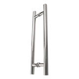 Puxador Para Porta De Madeira Ou Vidro Aço Inox 304 Modelo H