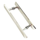 Puxador Porta Pivotante Aço Inox 304 30cm Chato