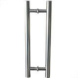Puxador Porta Pivotante De Correr 300x200 Aluminio Cromado