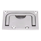 Puxador Sorriso Em Aço Inox Retangular Armários Porta Tampas