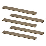 Puxador Tito Slim Para Closet Quarto Porta Armário 5un 192mm