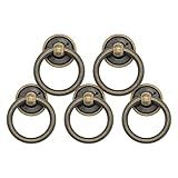 Puxadores De Gaveta Rustica Colonial Alça Salerno Kit 5 Uni