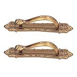 Puxadores De Porta De Celeiro 2 Puxadores De Porta Rústicos Vintage Fácil Montagem Puxador De Armário De Celeiro De Bronze Antigo Com Parafusos Puxa