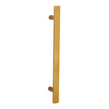 Puxadores Guarda Roupa Armário Luxo Dourado Metal De 100 Cm