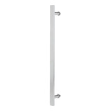 Puxadores Guarda Roupa Armário Luxo Polido Metal De 80 Cm