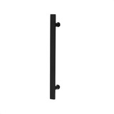 Puxadores Guarda Roupa Armário Luxo Preto Metal De 100 Cm