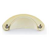 Puxadores Moveis Puxador Concha Puxador Colonial Kit 14 Pçs Cor Dourado