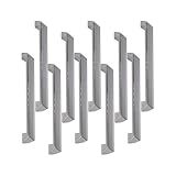 Puxadores Para Armário De Guarda Roupa Alça Gaveta 192 Mm Conjunto De 10 Cromado 