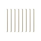 Puxadores Para Guarda Roupas E Móveis 8 Peças 608 Mm Cor Preta Ouro