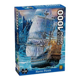 Puzzle 1000 Peças Navio Pirata Grow