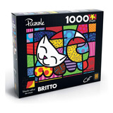 Puzzle 1000 Pecas Romero Britto Cat