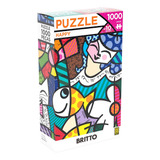 Puzzle 1000 Peças Romero Britto Happy