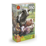 Puzzle 150 Peças Animais Da Fazenda