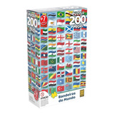 Puzzle 200 Pecas Bandeiras