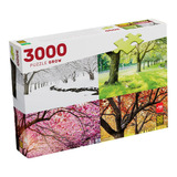 Puzzle 3000 Peças Cerejeiras Nas Quatro Estações