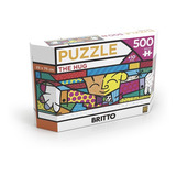 Puzzle 500 Peças Panorama Romero Britto The Hug Grow