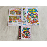 Puzzle Bobble 2 - Encarte E Manual Japonês Repro Neogeo Aes