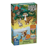 Puzzle Progressivo Animais   Céu  Terra E Mar Grow