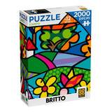Puzzle Romero Britto 2000 Peças Campo