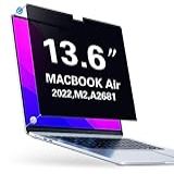 PYS Tela De Privacidade Para MacBook Air De 13 6 Polegadas Película Magnética Para MacBook Air M2 De 13 6 Polegadas M2 Chip 2022 A2681 Proteção De Tela De Privacidade Para Laptop Mac Removível Antiespião Sem Bolhas