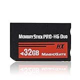Pzhoais Cartão De Memória De 32 GB Pro Duo Flash Para Câmera PSP Cybershot