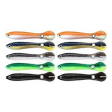 Q 10pcs Equipamento De Pesca De Isca Biônica Para Água