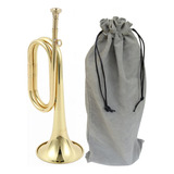 Q Chifre De Cavalaria Infantil De Latão Amarelo Bb Bugle