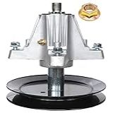 Q-p Suporte De Eixo E Conjunto De Polia De Atualização De 106 Cm 618-04822 Da Plataforma De Cortador De Grama- Polia De Diâmetro De 16 Cm Substitui 918-04822B 618-04822 14328 82-058 918-04889 Com 4