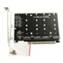 Q Placa Adaptadora De Disco Rígido Ssd Pcie 4.0 X16 4 Nvme