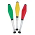 Q0q Pin Juggling Stick Amarelo  Verde  Vermelho  3 Unidades