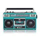 QFX J 220BTTQ Turquoise Boombox MP3