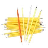 QIROGKC 100 Peças LED COB Filamento DC 3V - Kit De Iluminação DIY Multitamanho -18-5-64 Mm-- 8 Cores 18-8 Mm Verde