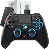 QRD Spark N5 Wireless Controller For PS5 Pro Slim PS4 PS3 PS2 Steam Deck PC Windows Mac IOS Android TV Box- Halleffect Gamepad Joystick With Touchpad- 6 Axis Gyro- Dual Vibration- Mapping- Macro