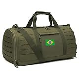 QT QY 40L Mochila Tática Militar Para Homens Bolsa De Ginástica Esportiva Bolsa De Viagem Para Treino Workout Com Compartimento Para Sapatos Bolsa De Final De Semana Para Basquete Futebol