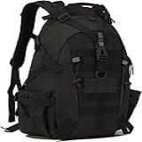 QT QY Mochila Tática Militar 35L Mochila Armas Do Exército Bolsa De Sobrevivência Molle Pacote De Assalto Caça Ao Ar Livre No Acampamento Mochila Para Laptop Preto