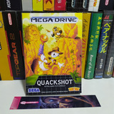 Quackshot Estrelando Pato Donald Box Do Jogo mega Drive 