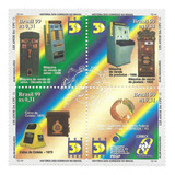 Quadra Série Selo 2188 2191 História Dos Correios 1999